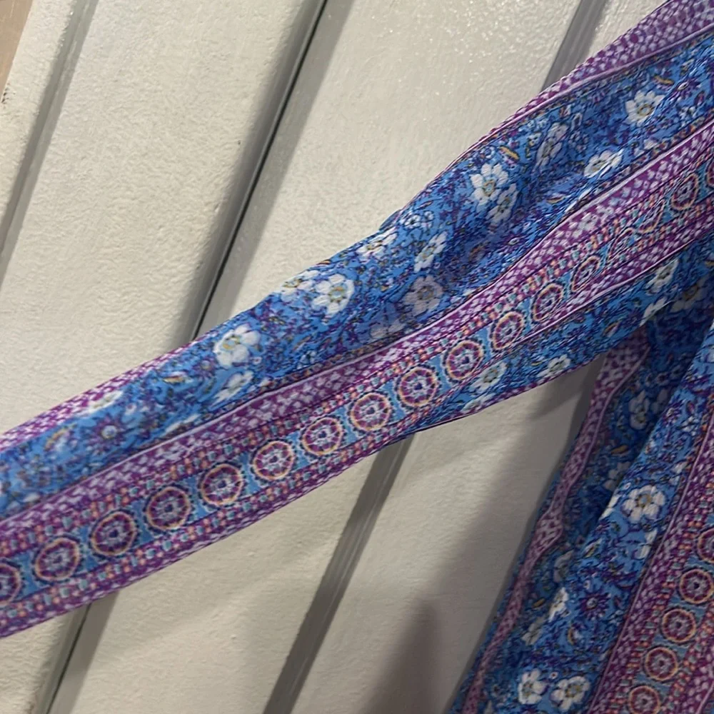 Kut from the Kloth Blue and Pink Button Down Shirt - Picture 5 of 8
